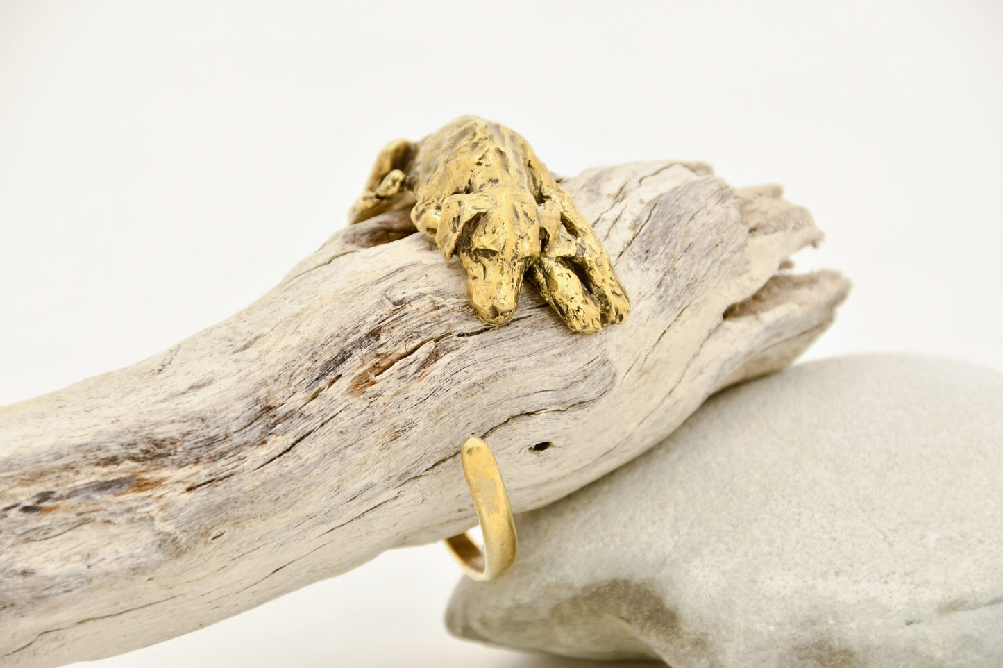 Sleeping labrador bangle