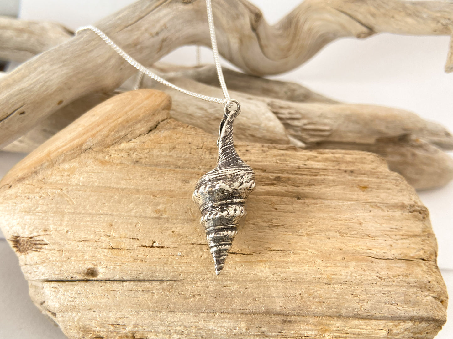 Pendant: Sea snail - knobbly shell