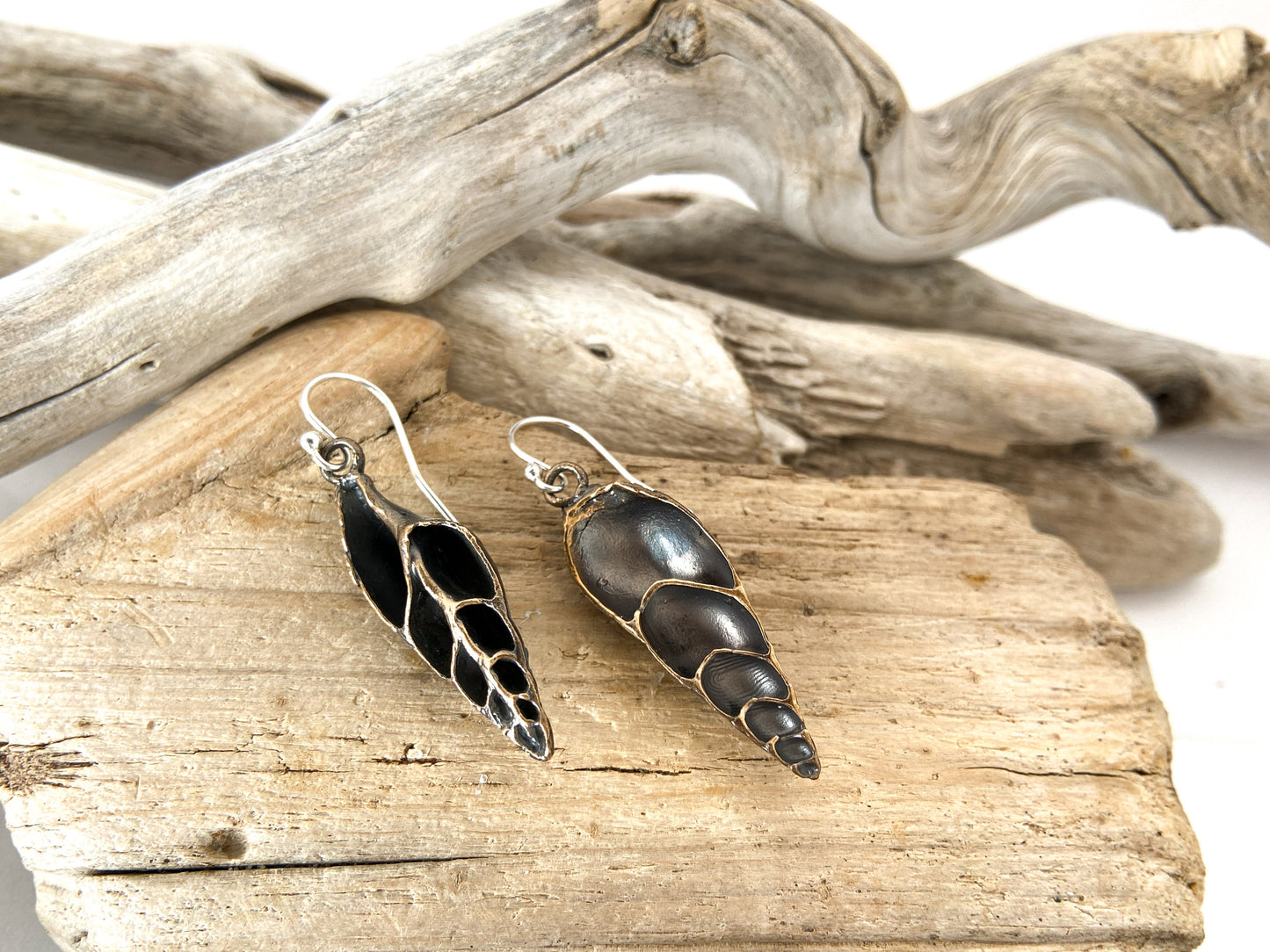 Inside a shell #2 earrings