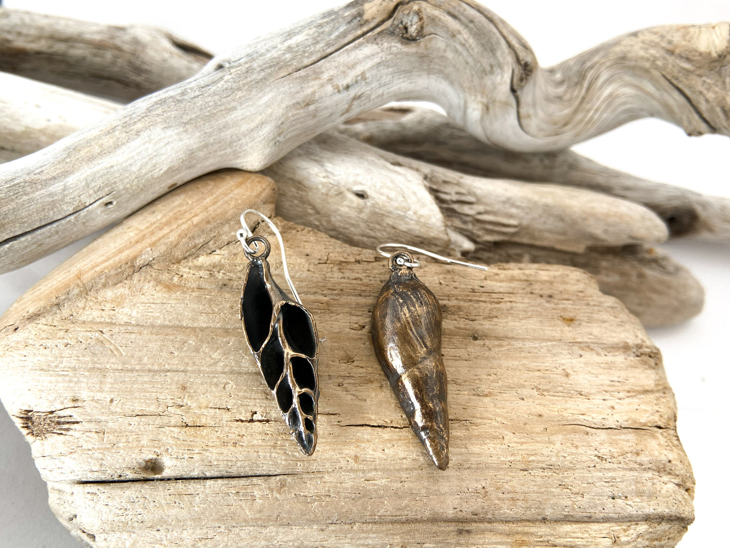 Inside a shell #2 earrings