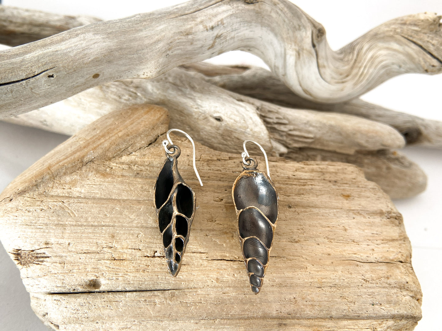 Inside a shell #2 earrings