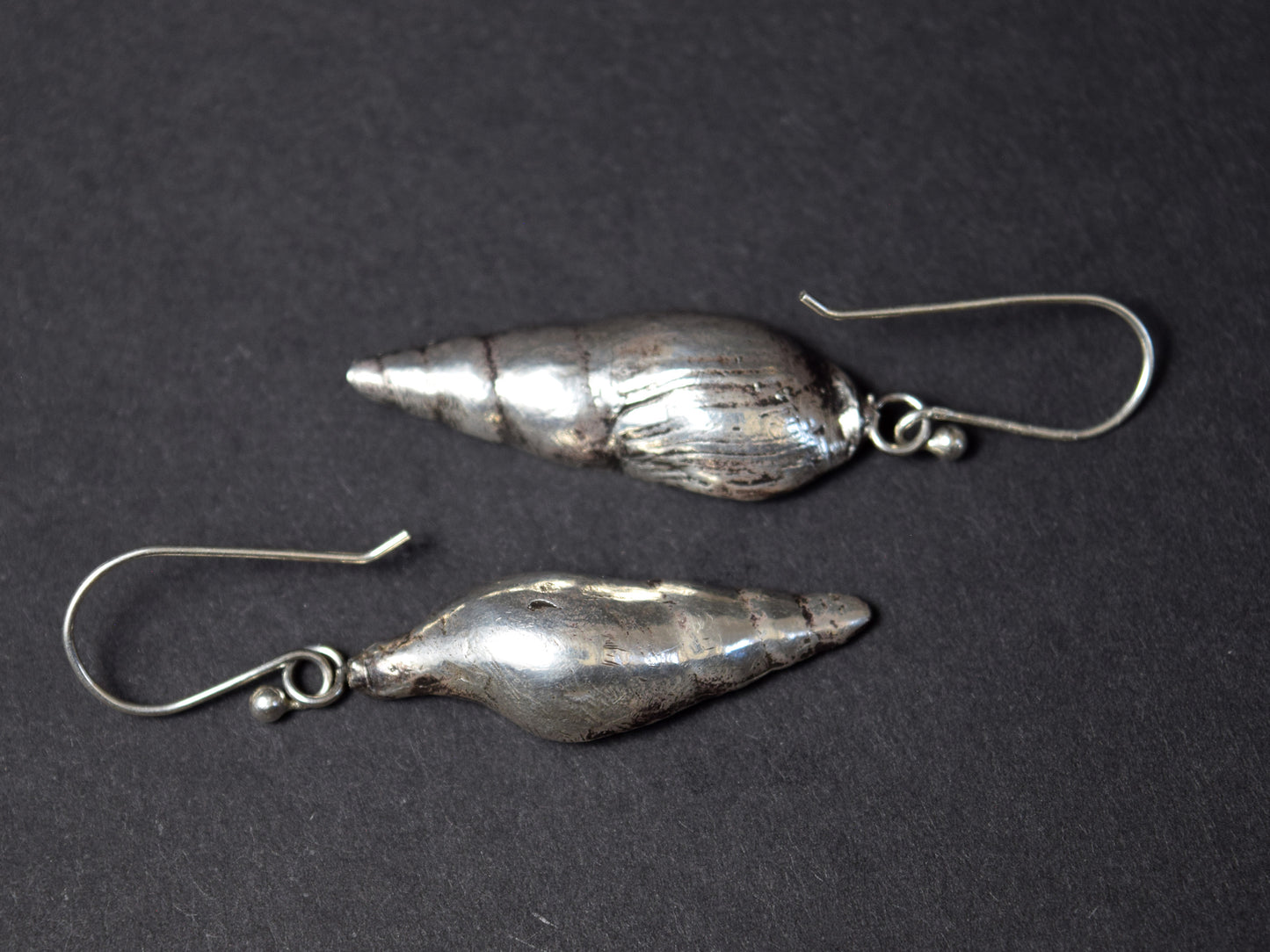 Earrings: Inside a shell #2