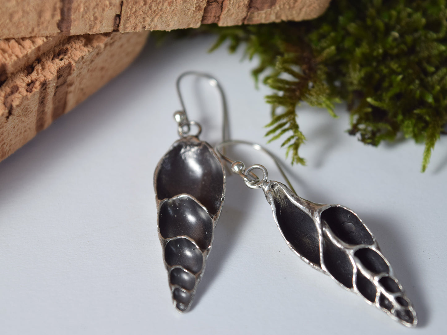 Inside a shell #2 earrings